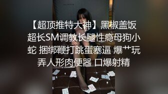 【超顶推特大神】黑椒盖饭 超长SM调教长腿性瘾母狗小蛇 捆绑鞭打跳蛋塞逼 爆艹玩弄人形肉便器 口爆射精