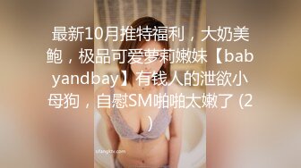 最新10月推特福利，大奶美鲍，极品可爱萝莉嫩妹【babyandbay】有钱人的泄欲小母狗，自慰SM啪啪太嫩了 (2)