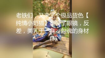 老铁们，又来了个极品货色【纯情小奶猫】集合了眼镜，反差，美乳于一身，勾魂的身材 (3)