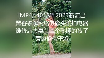 [MP4/ 401M] 2023新流出黑客破解网络摄像头偷拍电器维修店夫妻在三个熟睡的孩子旁边偷偷干炮