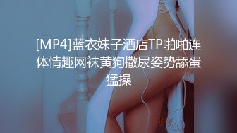 [MP4]蓝衣妹子酒店TP啪啪连体情趣网袜黄狗撒尿姿势舔蛋猛操