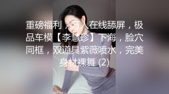 重磅福利，万人在线舔屏，极品车模【李慧珍】下海，脸穴同框，双道具紫薇喷水，完美身材裸舞 (2)