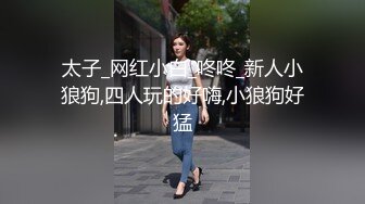 太子_网红小白_咚咚_新人小狼狗,四人玩的好嗨,小狼狗好猛