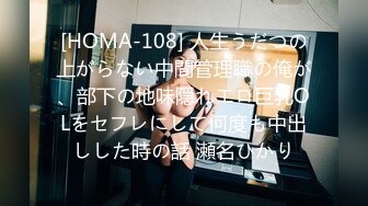 [HOMA-108] 人生うだつの上がらない中間管理職の俺が、部下の地味隠れエロ巨乳OLをセフレにして何度も中出しした時の話 瀬名ひかり