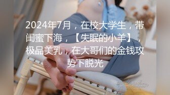 2024年7月，在校大学生，带闺蜜下海，【失眠的小羊】，极品美乳，在大哥们的金钱攻势下脱光