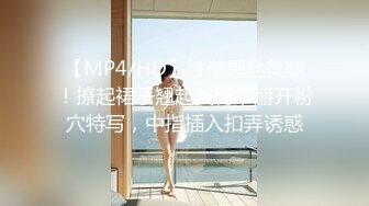 【MP4/HD】性感黑丝美腿！撩起裙子翘起美臀，掰开粉穴特写，中指插入扣弄诱惑