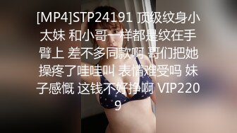 [MP4]STP24191 顶级纹身小太妹 和小哥一样都是纹在手臂上 差不多同款啊 哥们把她操疼了哇哇叫 表情难受吗 妹子感慨 这钱不好挣啊 VIP2209